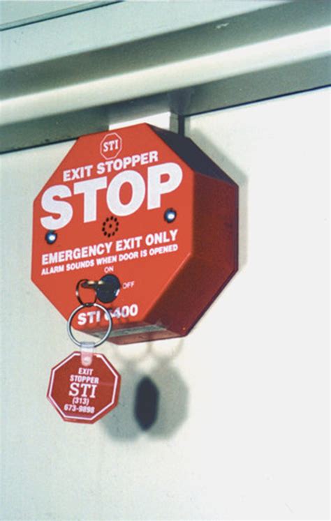 Emergency Exit Door Alarm Allstate Sign And Plaque