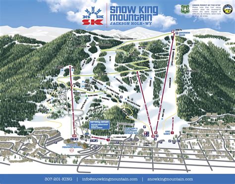 Snow King Mountain Trail Map Onthesnow