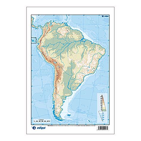 Mapa Mudo Fisico America Sur Pepa