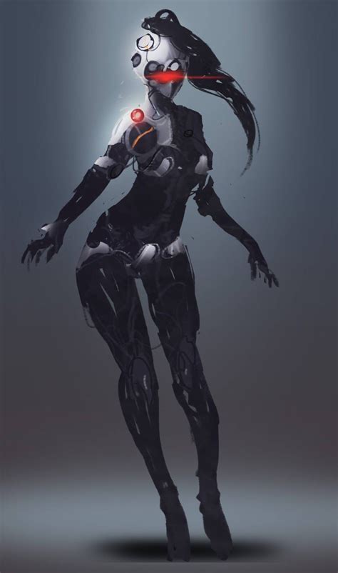 Magdalena Radziej Harpiya Concept Art Characters Cyberpunk Character Dark Art Drawings