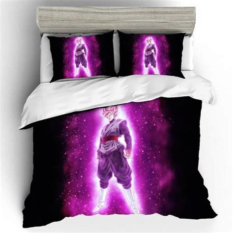 Wayfair.com has been visited by 1m+ users in the past month DBZ Goku Black Murderous Evil Purple Aura Bedding Set