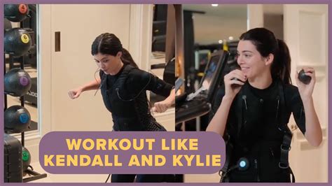 Kendall And Kylie Jenner Exercise Together Youtube