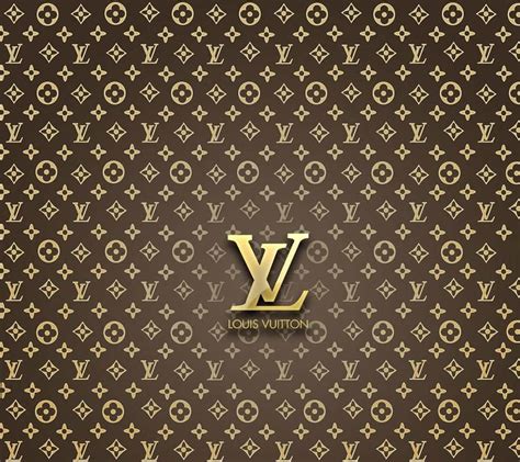 Gold Louis Vuitton Logo Wallpaper