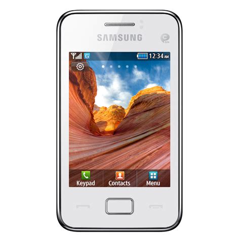 Samsung Star 3 Duos Gt S5222 Blanc Mobile And Smartphone Samsung Sur Ldlc