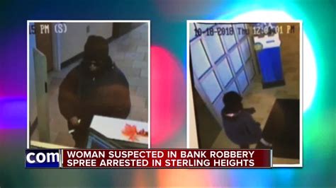 Woman In Custody In Multiple Bank Robberies