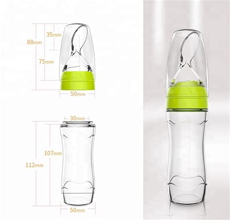 adult spoon feeding bottle in 3 different colors 120ml