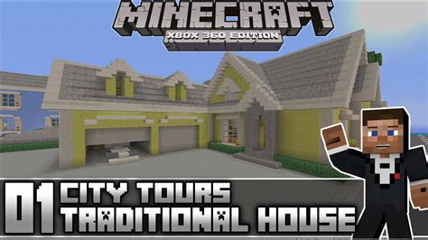 Minecraft Xbox 360 Modern City Tours Episode 1traditional House Tour