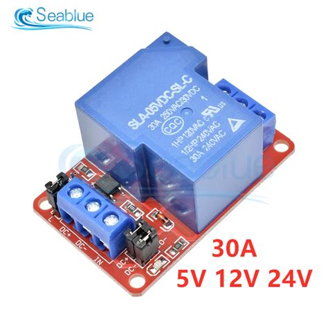Business And Industrial Relays 30a 5v 12v 24v 1 Channel Relay Module