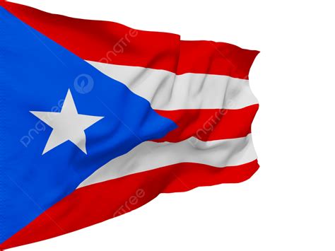 Imagen De Vuelo De La Bandera De Puerto Rico Png Dibujos Ondeando La