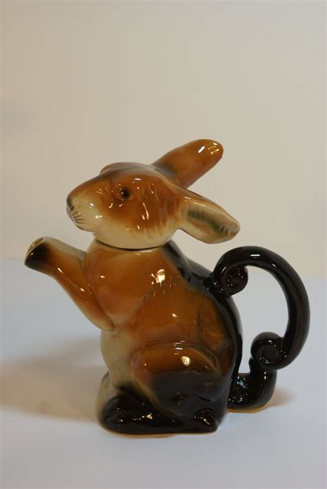 Vintage Erphila Rabbit Teapot Germany Tea Pots Tea Pots Vintage