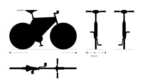 Fixed Gear Bicycle Fixie Dimensions And Drawings