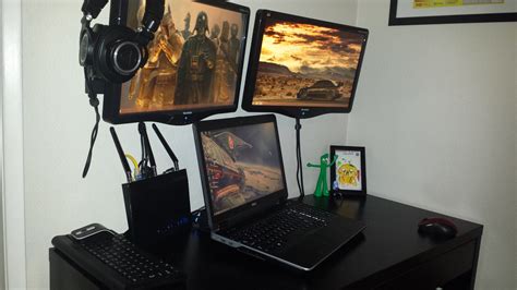 Finally Bought Monitor Mounts So Much More Desk Space Battlestations