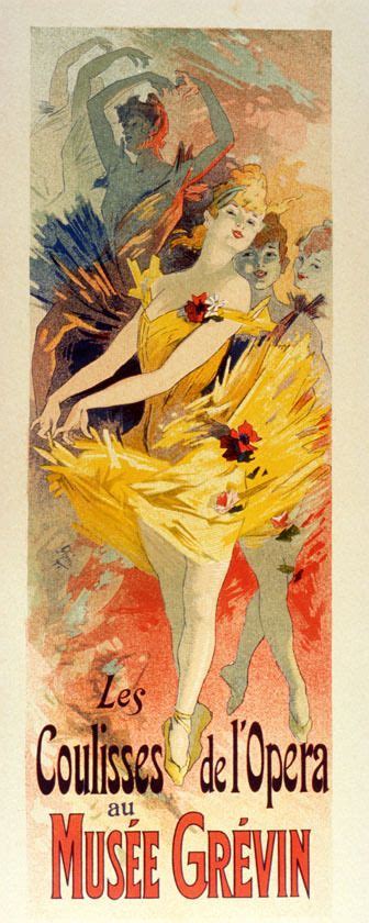 Museum Musee Grevin Paris Opera Ballet Dancers French Vintage Poster