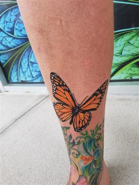 Monarch Butterfly Tattoo Stencil