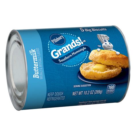 Pillsbury Grands Southern Homestyle Buttermilk Biscuits 5 Ct 102 Oz