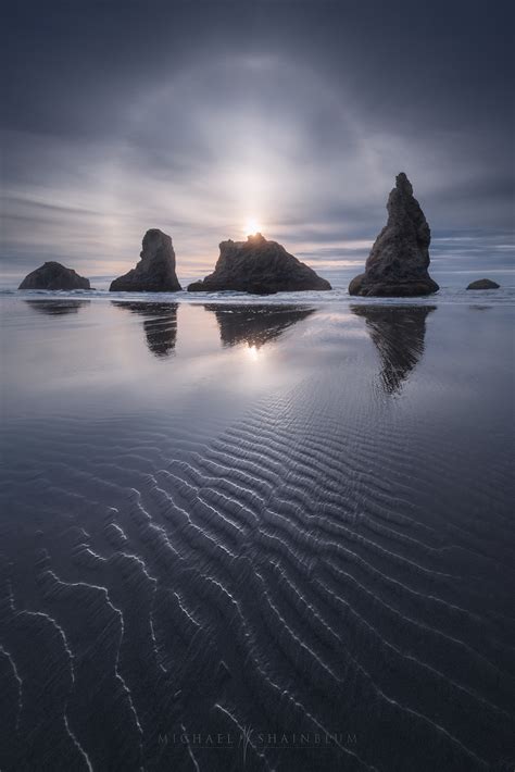 Oregon Coast Landscape Photography Bandon Beach Seascape Michael