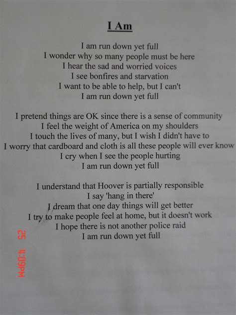 Examples Of I Am Poems