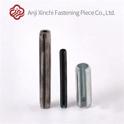 Stainless Steel Slotted Spring Dowel Cylindrical Pins China Pins And