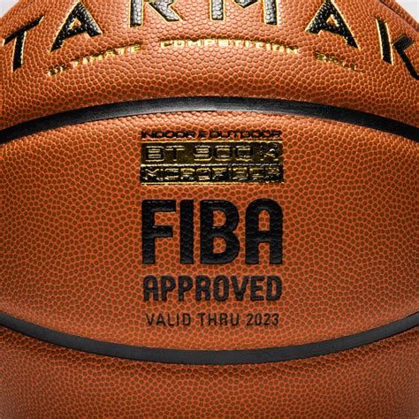 Size 7 Fiba Basketball Bt900 Grip Orange Tarmak Decathlon