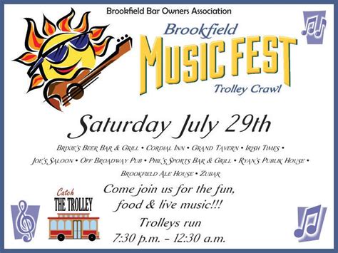 Brookfield Music Fest Trolley Brookfield Il On Tap