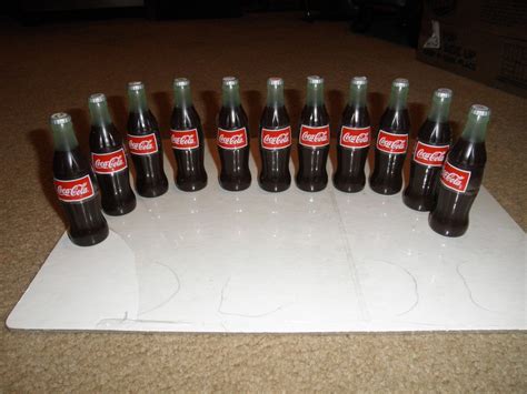 Set Of Coca Cola Coke Self Inking Stamp Mini Bottles From