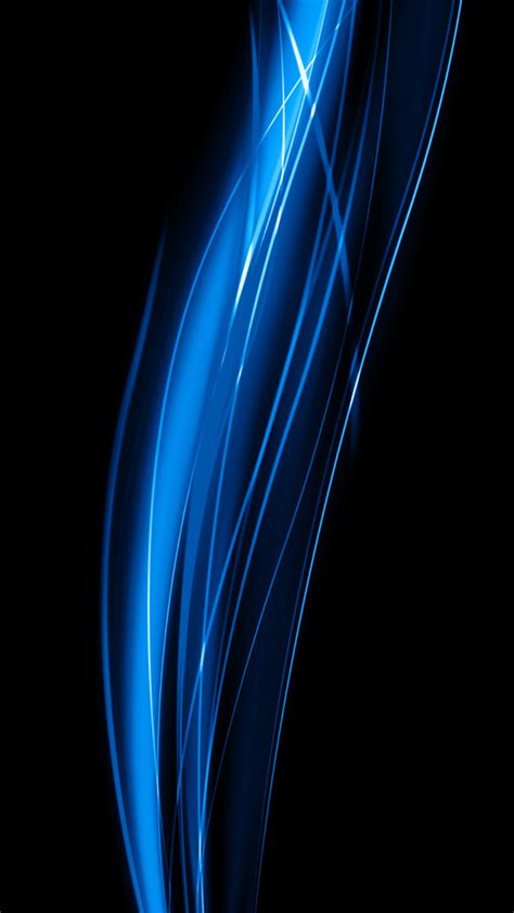 Abstract Blue Shiny Wave Swirl Dark Background Iphone Wallpapers Free