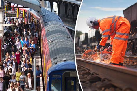 Train Chaos Rail Bosses Advise Commuters Work Form Home Over August