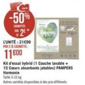 Anti crise fr Kit de démarrage Pampers Harmonie Hybrid chez