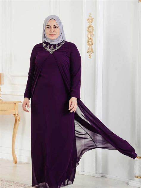 Sefamerve B Y K Beden Tesett R Abiye Elbise Modelleri Moda Tesett R Giyim