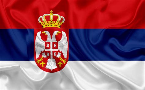 Flag Of Serbia Hd Wallpaper