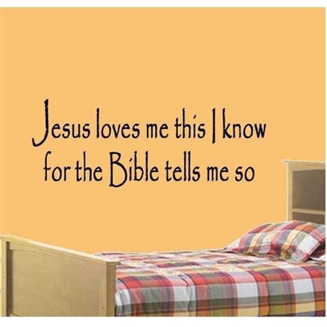 Jesus Loves Me This I Know For The Bible Tells Me So Christian Vinyl