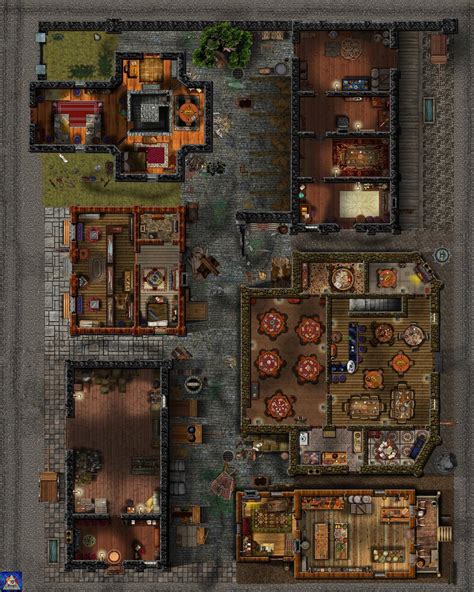 D D Maps I Ve Saved Over The Years Building Interiors Building Map