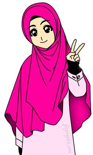 Gambar Kartun Muslimah Comel Grace Murray