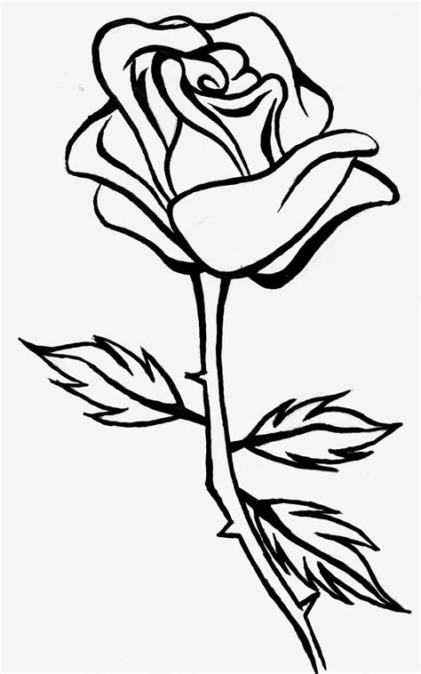 Rose Clipart Black And White Free Free Download On Clipartmag