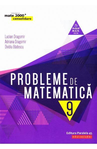 Probleme De Matematica Clasa 9 De Lucian Dragomir Diverta