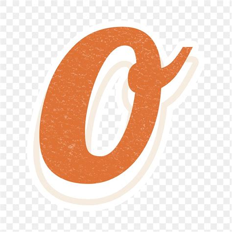 Letter O Bold Font Lettering Free Png Sticker Rawpixel