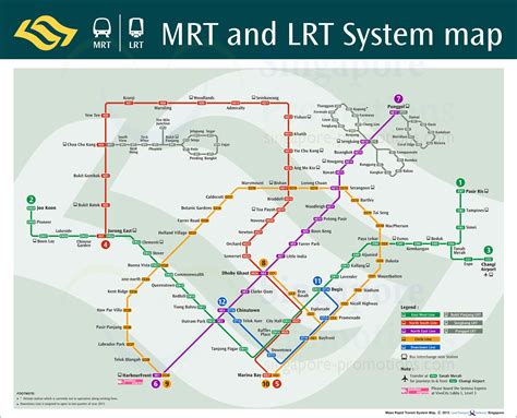 Singapore Mrt Map Downtown Line