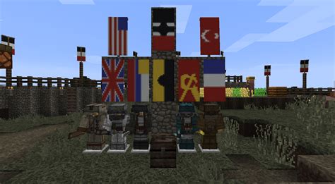 Decided To Do A Ww1 Memorial With The Closest Flags I Could Make And