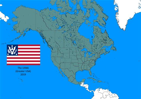United States Of North America Usna Imaginarymaps
