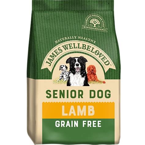 James Wellbeloved Grain Free Lamb Senior Dog Food 15kg Feedem