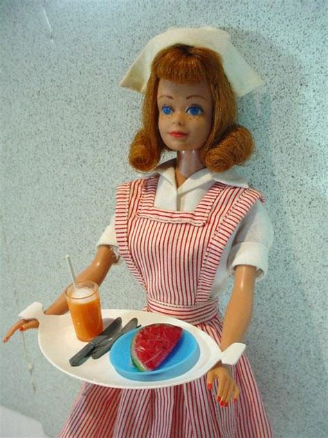Vintage Titian Midge In Candy Striper Volunteer Mattel 1964 From