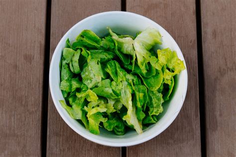 Download Lettuce In White Bowl Wallpaper
