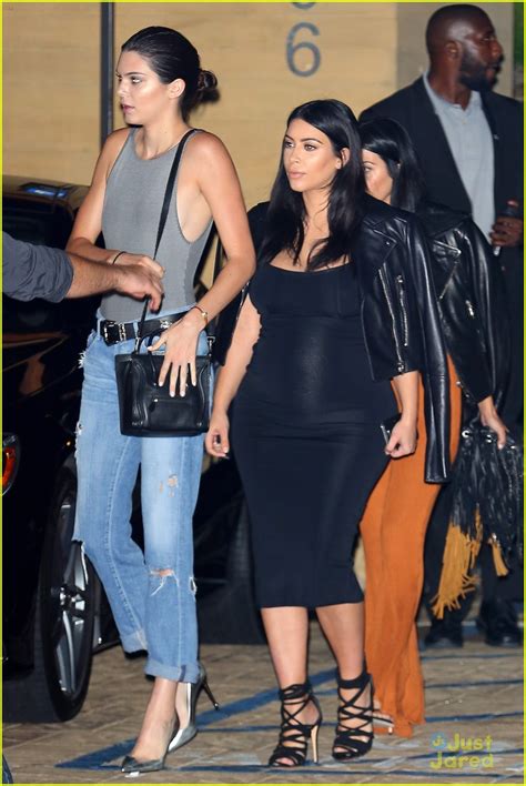 Full Sized Photo Of Kendall Jenner Goes Casual Chic For Kylies Th Birthday Dinner Kendall