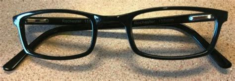 rochester r 5a cellulose acetate black frame 52 24 155mm military eyeglasses 3x ebay