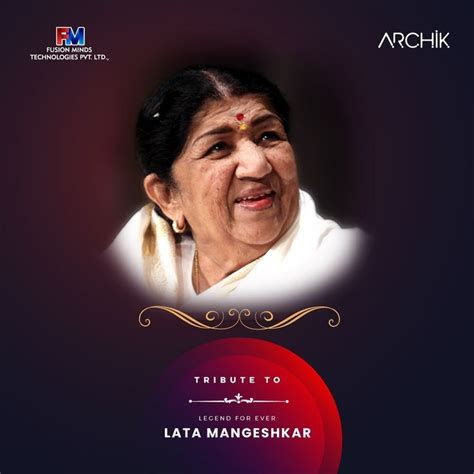 Shraddhanjali Bharat Ratna Legendary Singer Lata Mangeshkar Legendary