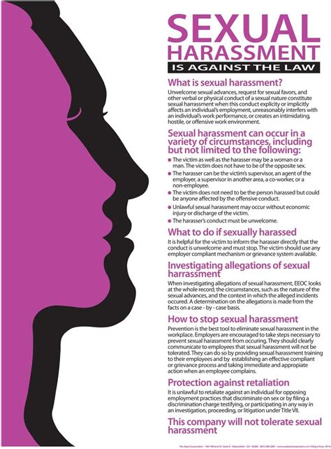 Sexual Harassment In The Workplace And How To Prevent It Infographic