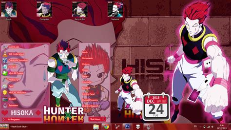 Theme Win 7 Hisoka Hunter X Hunter By Bashkara Anime Skin