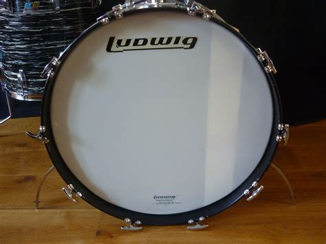 Ludwig Super Classic 1970 Black Oyster Pearl Drum For Sale Purple Chord