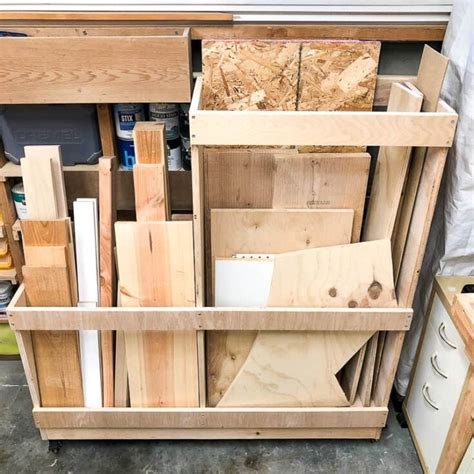 Diy Lumber Storage Racks Easy Cheap Flexible Solutions