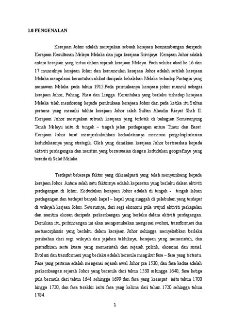 Text of sejarah tingkatan 2. Contoh Kerja Kursus Sejarah Tingkatan 2 Kesultanan Johor Riau